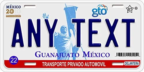 Guanajuto License Plates