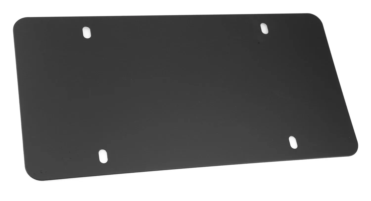 LFPartS Stainless Steel License Plate Backing Plate 12'x6' Black, Heavy-Gauge Reinforced