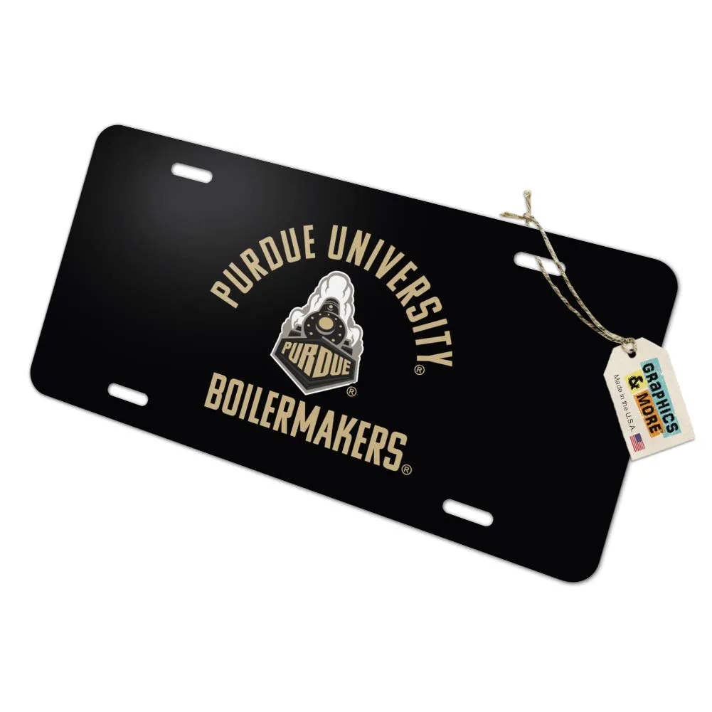 Purdue Boilermakers Novelty Metal License Plate, Durable Aluminum, UV & Water Resistant, 6'x12'