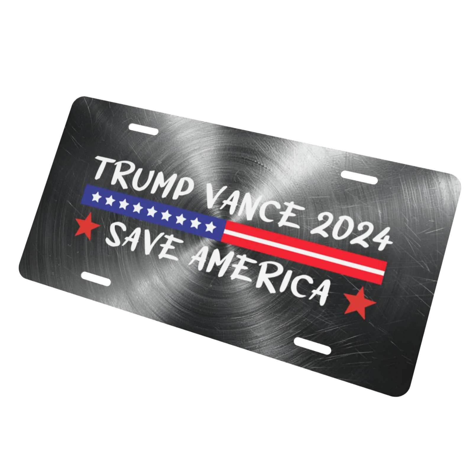 Trump Vance 2024 Save America License Plate Frame 6x12 Inch Durable Weather-Resistant Aluminum