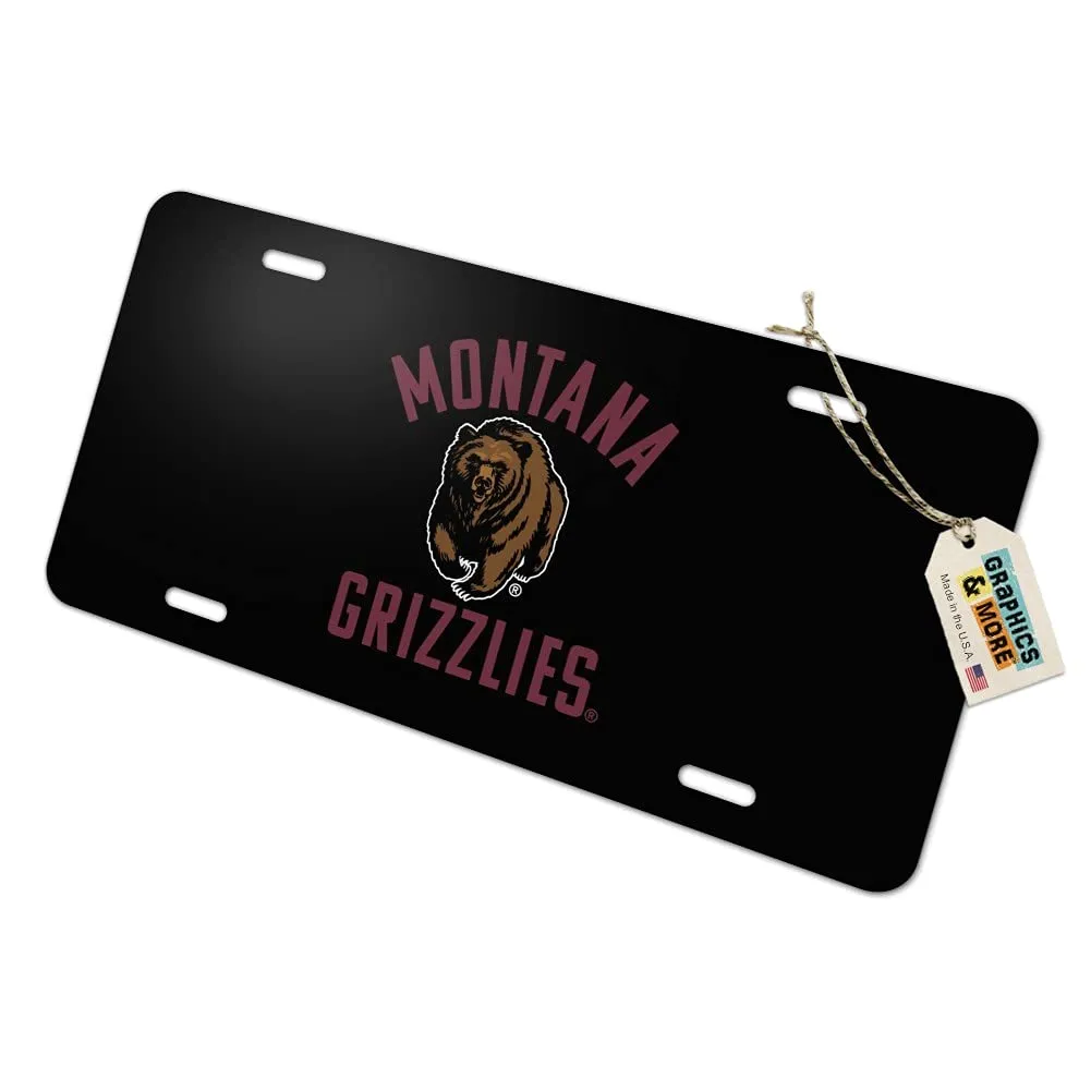 University of Montana Grizzlies Novelty Metal Vanity License Plate - Durable 6'x12' Design